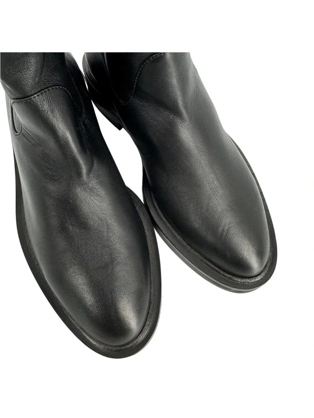 Tamara Mellon Tempest Nappa Leather Over the Knee Boots Black Size 37